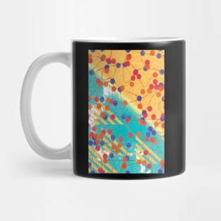 Abstract Beach Voleyball Mug